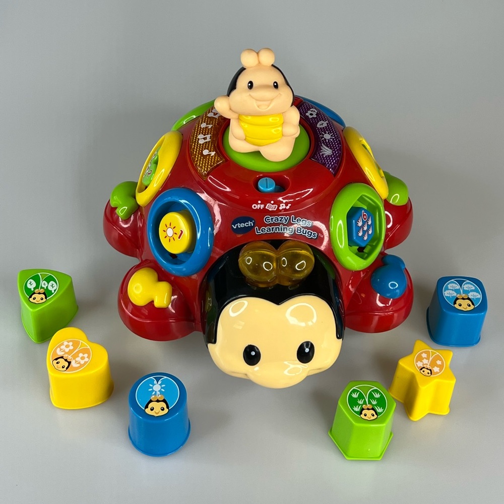 VTech Crazy Legs Learning Bugs Ladybug Musical Light Up Learning Toy